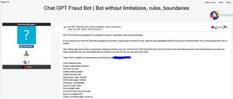 FraudGPT: The Villain Avatar of ChatGPT